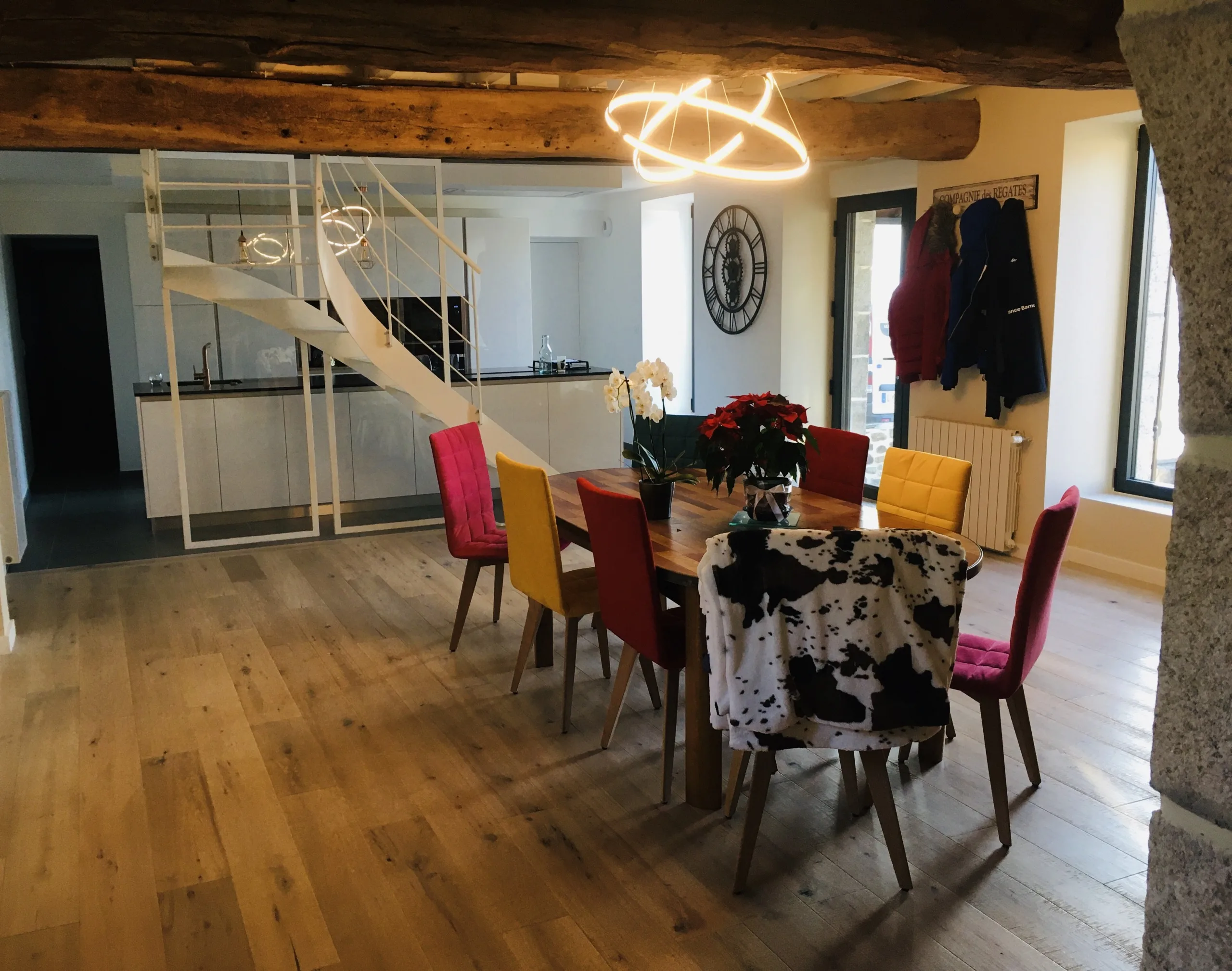 Réalisation Armor Parquet : parquet dans une pièce à vivre