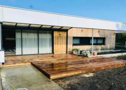 Lame de terrasse en pin des landes, bois résineux, pose d'un terrasse, pin des landes