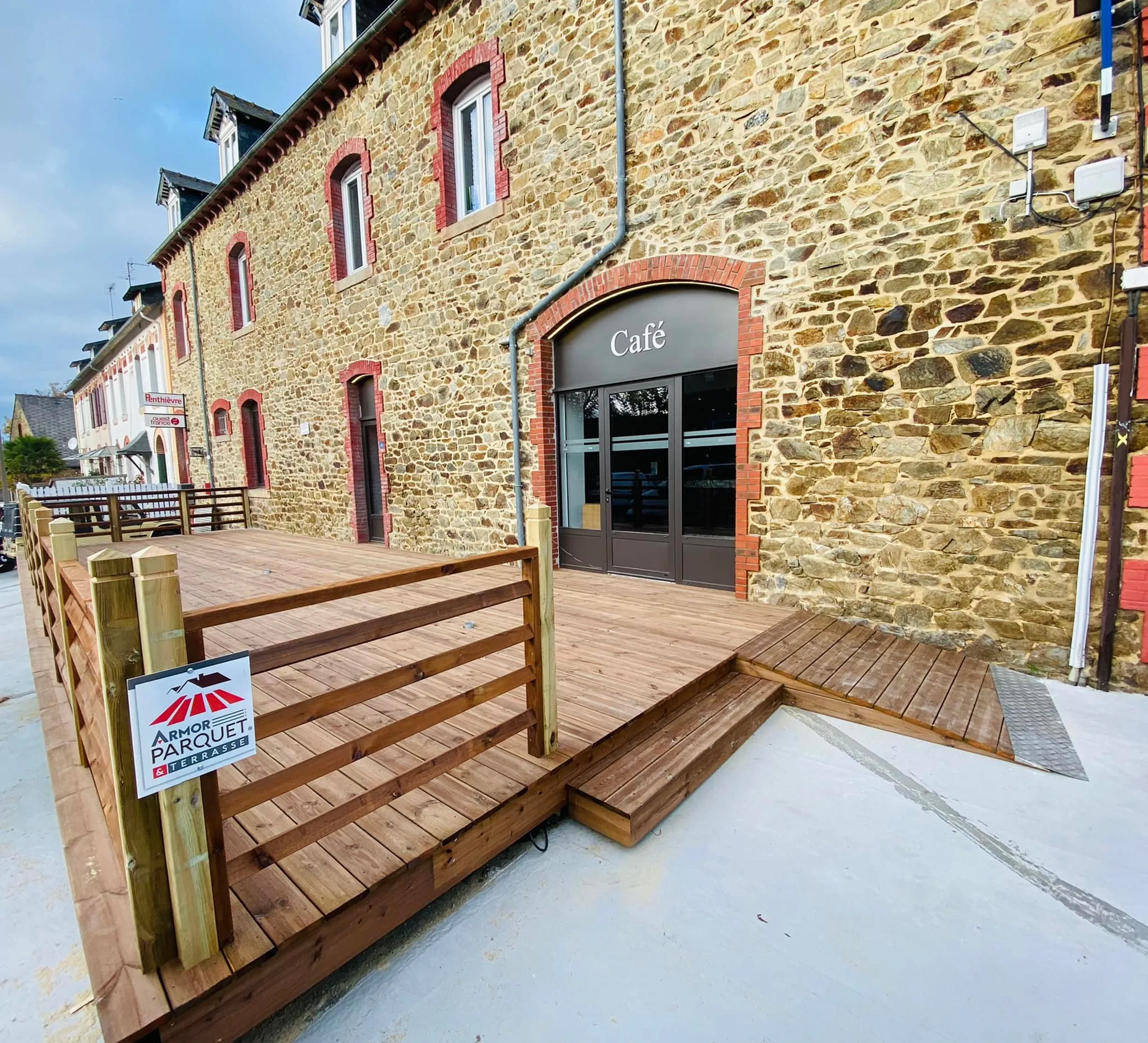 Réalisation Armor Parquet : parquet contrecollé dans un intérieur