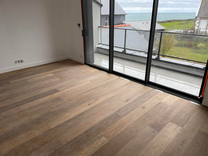 Parquet Contrecollé, Parquet Chêne, Solidfloor, Chêne Oceans Fumé Naturel, Parquet en pose collé, Armor Parquet