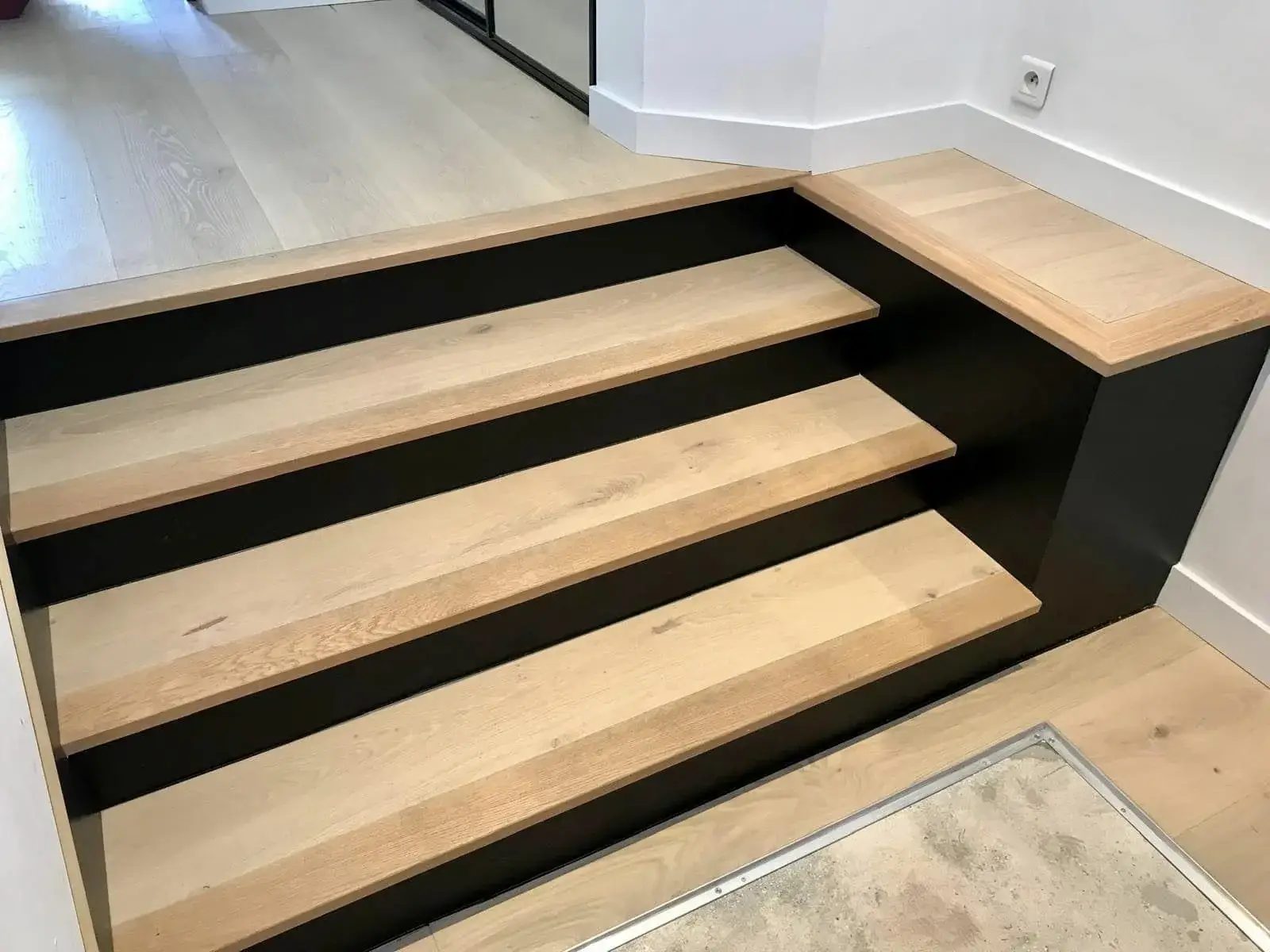 Réalisation Armor Parquet : parquet bois dans un intérieur design