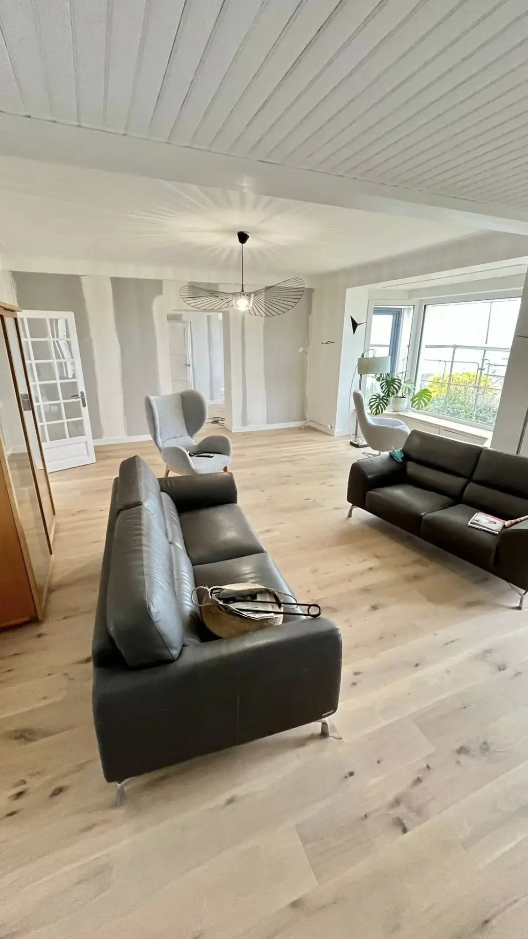 Parquet Solidfloor Savannah posé dans une pièce de vie