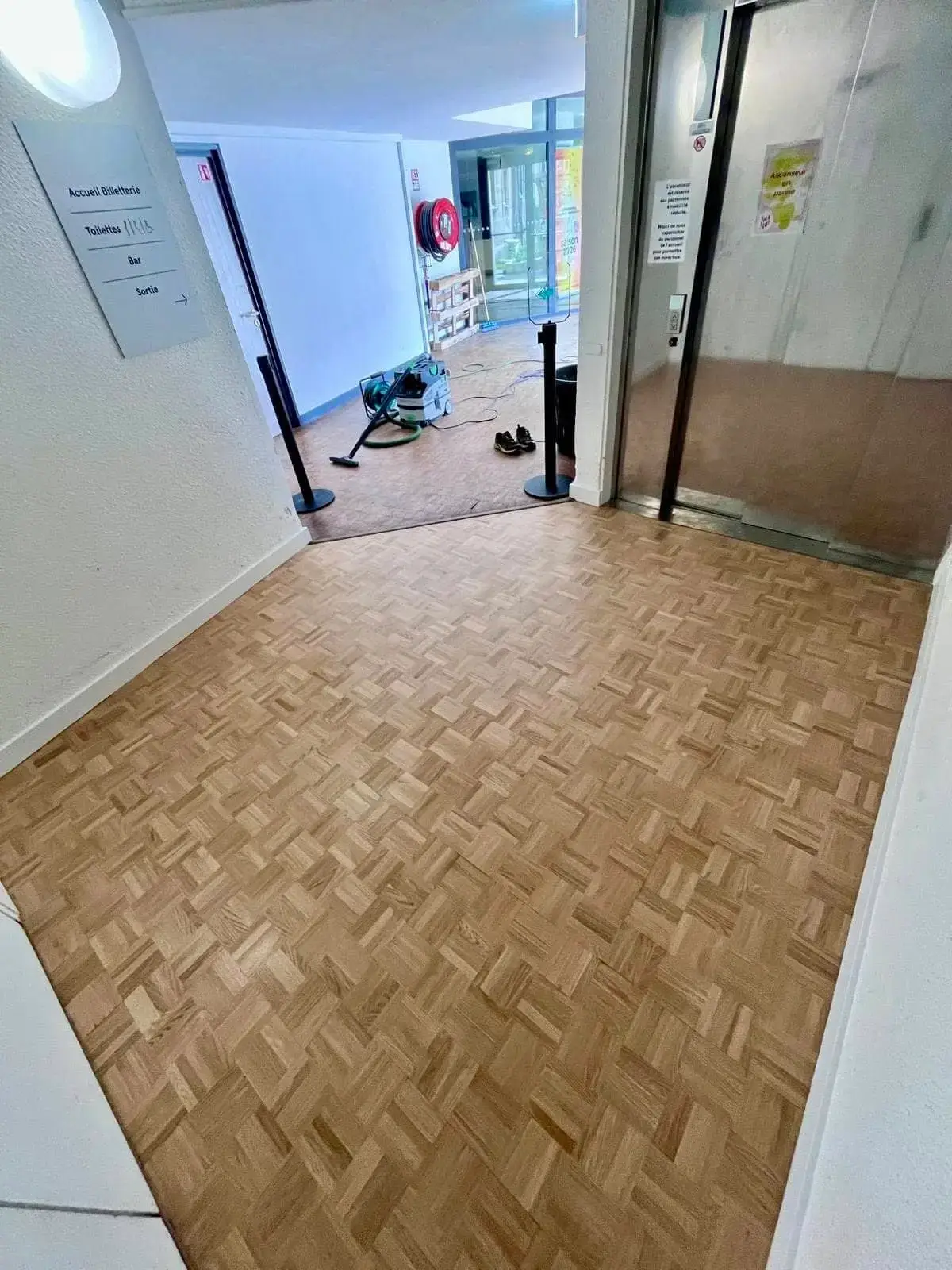 Parquet massif sur chant à Saint-Brieuc après rénovation