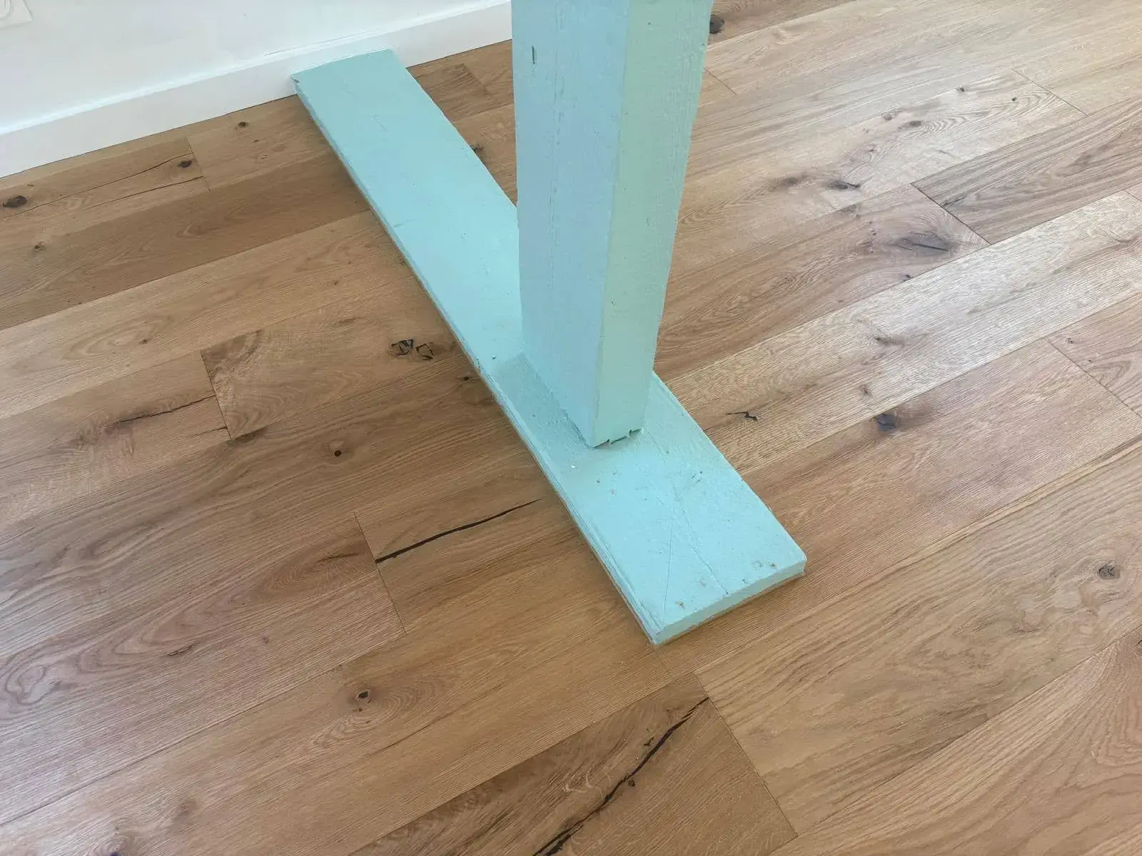 Détail du parquet contrecollé Tuscany autour de la charpente