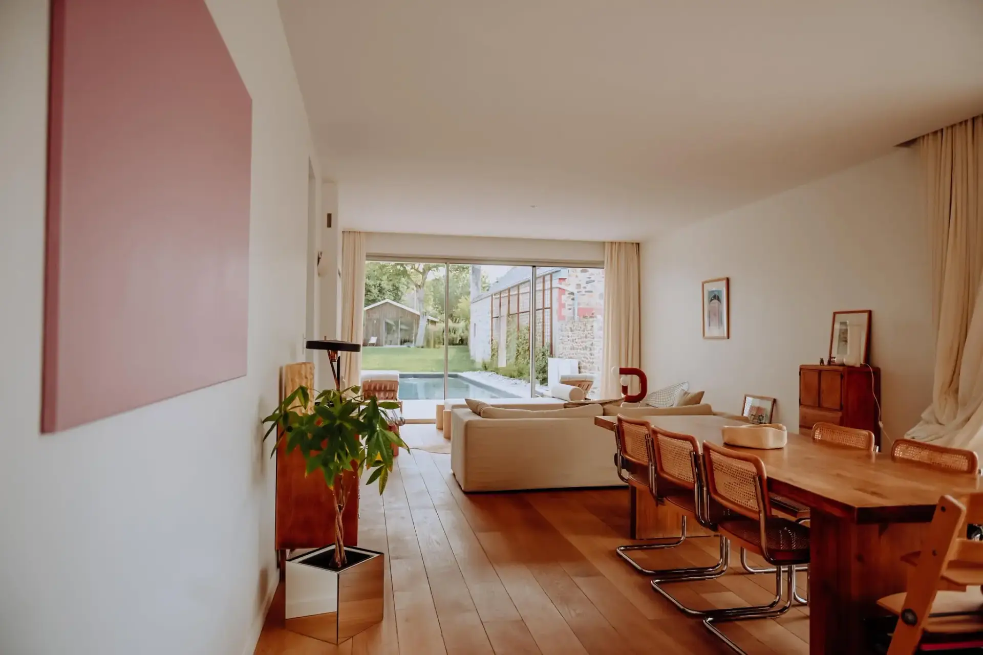 Réalisation de 98 m² de parquet Chêne de l'Est à Pléneuf-Val-André
