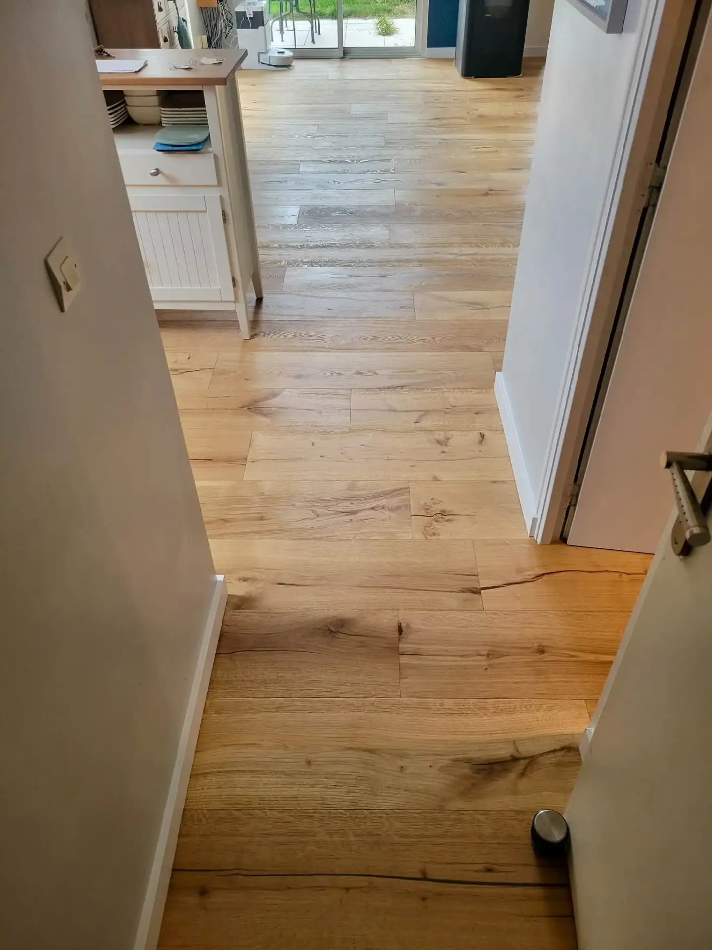 Pose de 60 m² de parquet Solidfloor Savannah à Pordic